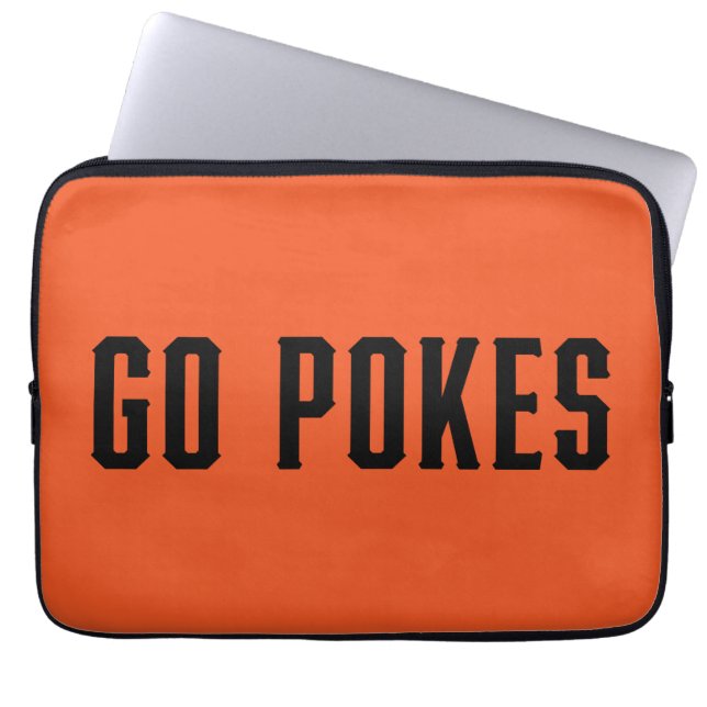 Oklahoma State University | Go Pokes Laptop Sleeve (Front)