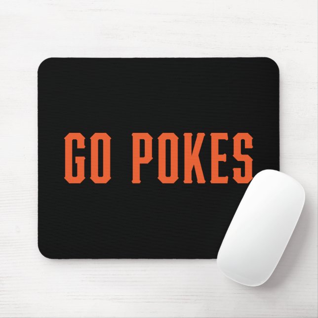 Oklahoma State University | Go Pokes Mouse Pad (With Mouse)