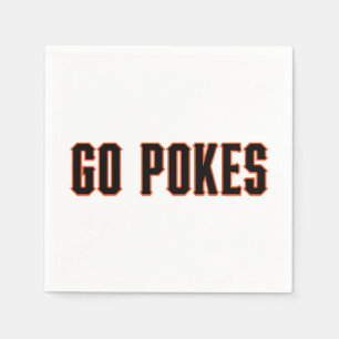 Oklahoma State University   Go Pokes Napkins