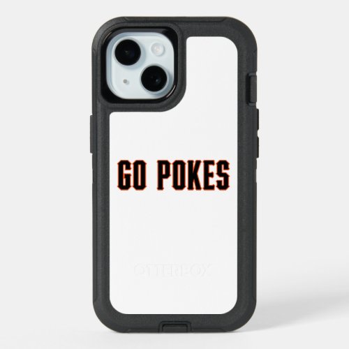 Oklahoma State University  Go Pokes iPhone 15 Case