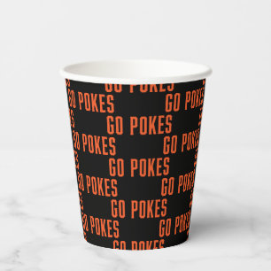Oklahoma State University Go Pokes Paper Cups