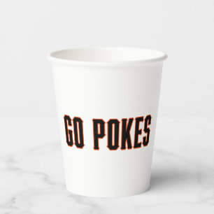Oklahoma State University Go Pokes Paper Cups