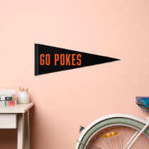 Oklahoma State University | Go Pokes Pennant Flag
