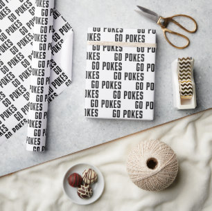 Oklahoma State University   Go Pokes Wrapping Paper