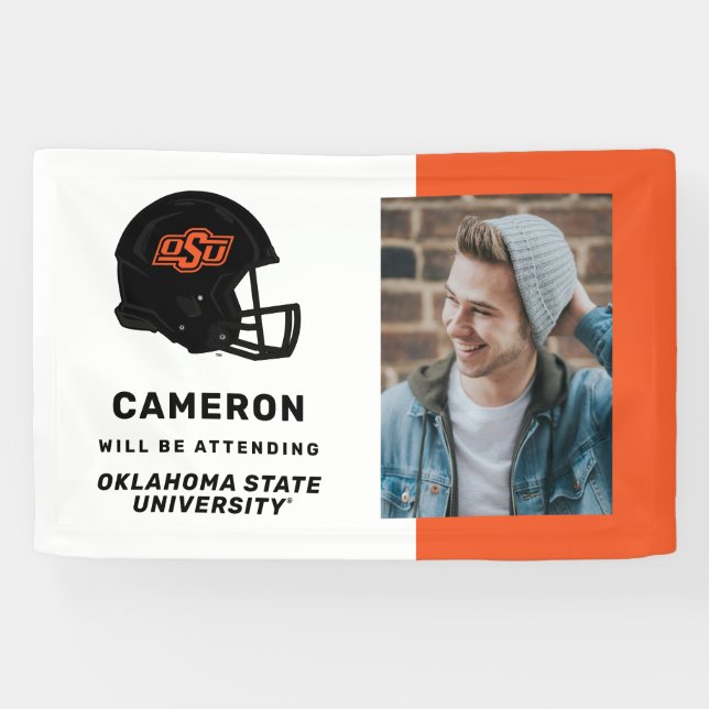 Oklahoma State University | OSU Football Helmet Banner (Horizontal)
