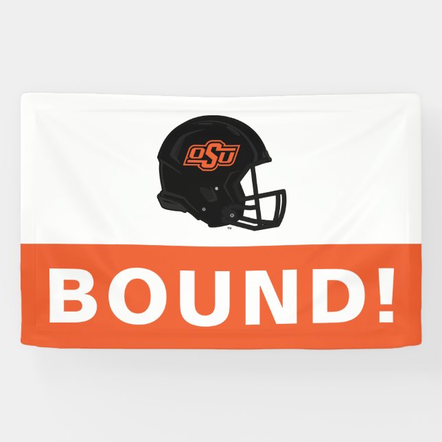 Oklahoma State University | OSU Football Helmet Banner (Horizontal)