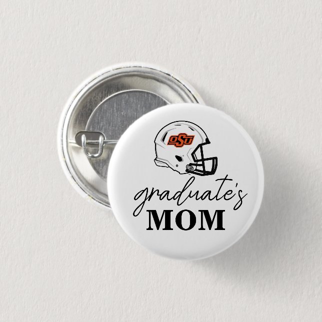 Oklahoma State University | OSU Football Helmet Button (Front & Back)
