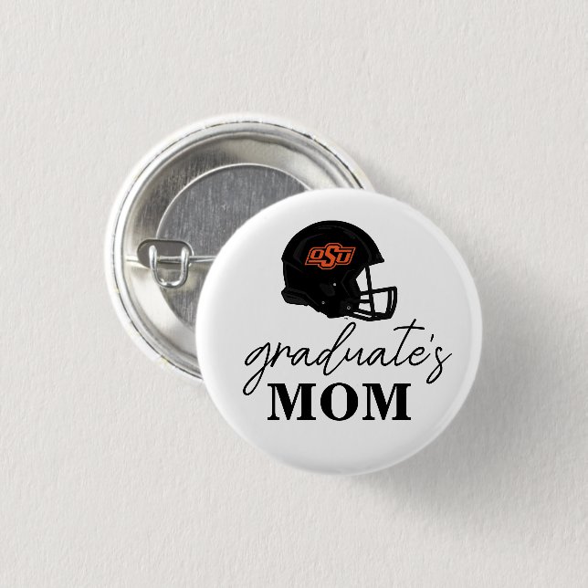 Oklahoma State University | OSU Football Helmet Button (Front & Back)