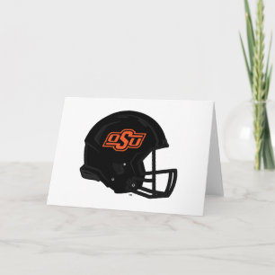Oklahoma State University OSU Football Helmet Card