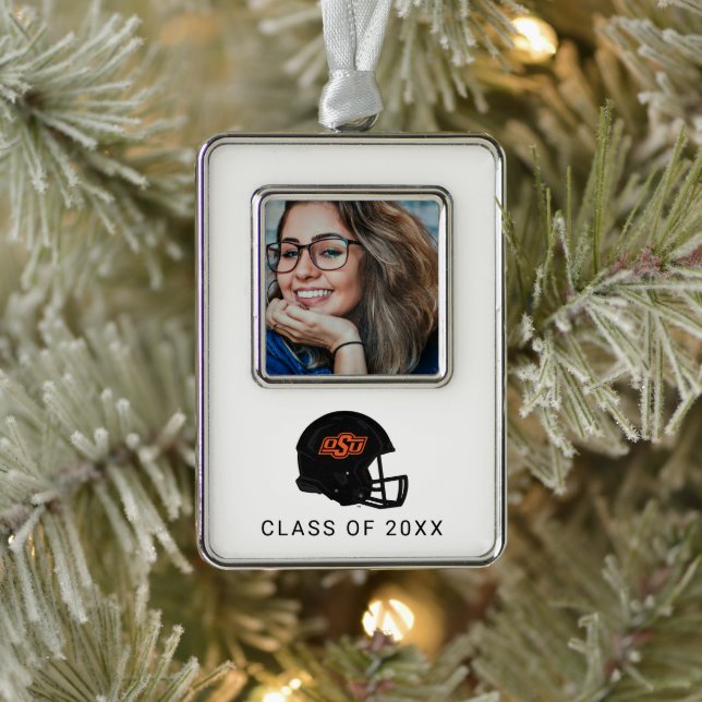 Oklahoma State University | OSU Football Helmet Christmas Ornament (Tree)