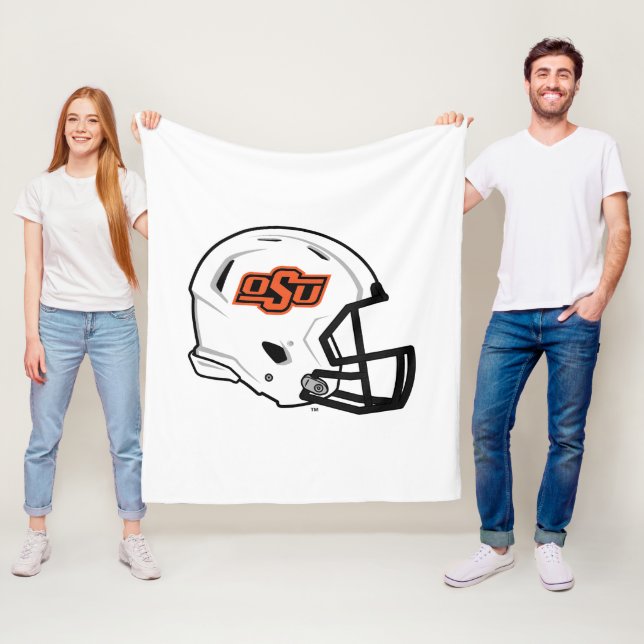 Oklahoma State University | OSU Football Helmet Fleece Blanket (In Situ)