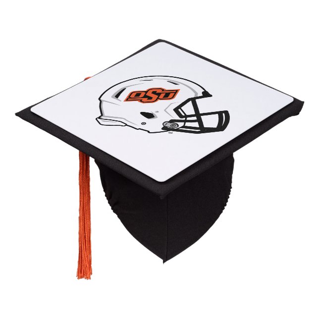 Oklahoma State University | OSU Football Helmet Graduation Cap Topper (Angled)