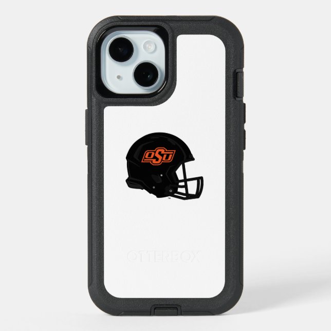 Oklahoma State University | OSU Football Helmet iPhone 15 Case (Back)
