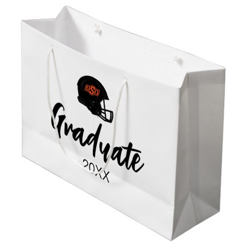 Oklahoma State University  OSU Football Helmet Large Gift Bag