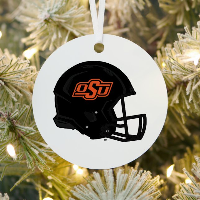 Oklahoma State University | OSU Football Helmet Metal Ornament (Insitu)