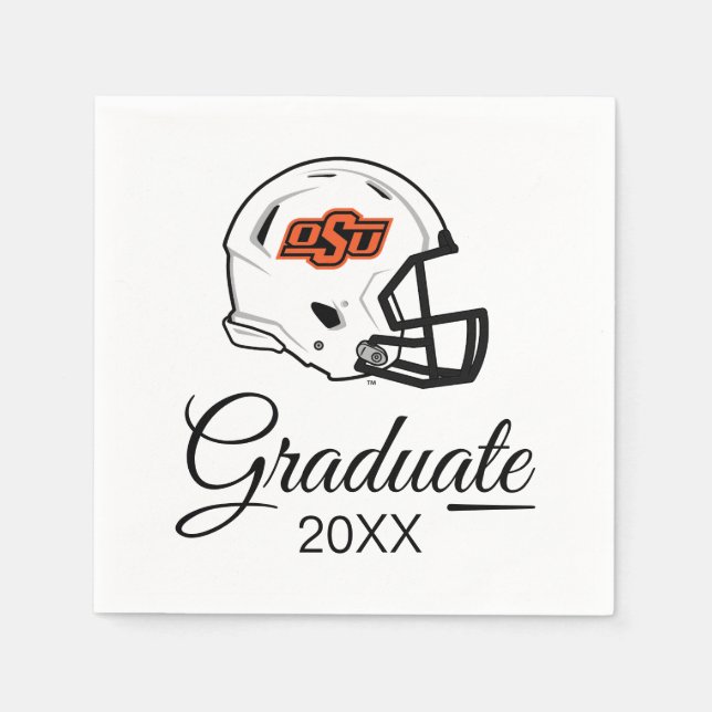 Oklahoma State University | OSU Football Helmet Napkins (Front)