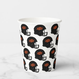 Oklahoma State University OSU Football Helmet Paper Cups