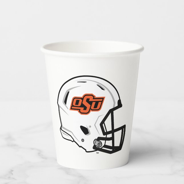 Oklahoma State University | OSU Football Helmet Paper Cups (Back)