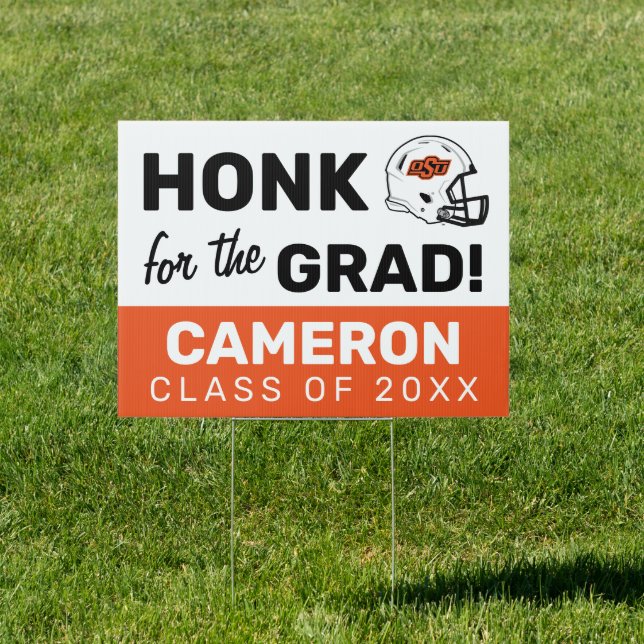Oklahoma State University | OSU Football Helmet Sign (Insitu)