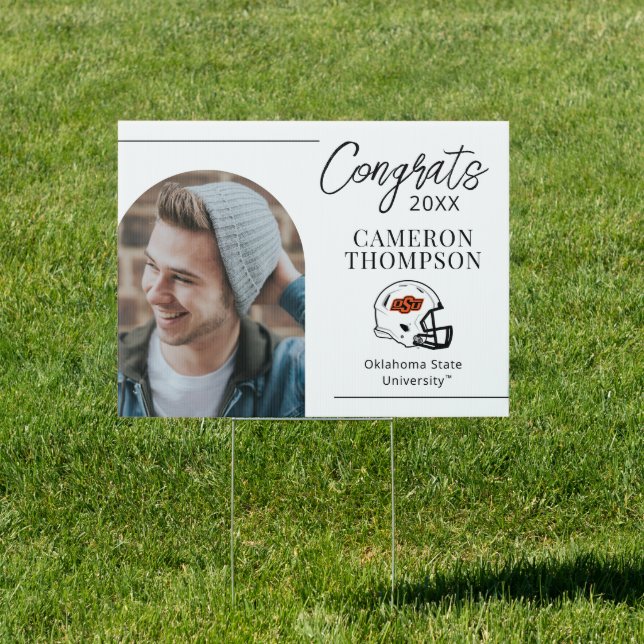 Oklahoma State University | OSU Football Helmet Sign (Insitu)