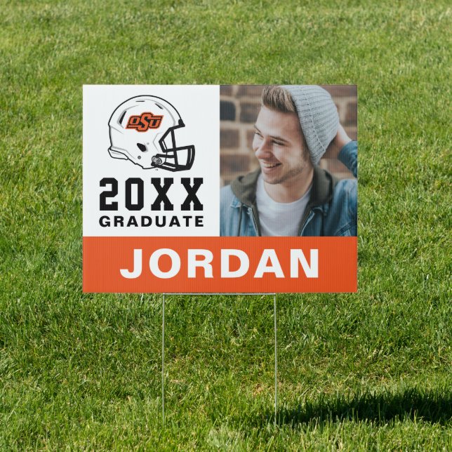 Oklahoma State University | OSU Football Helmet Sign (Insitu)