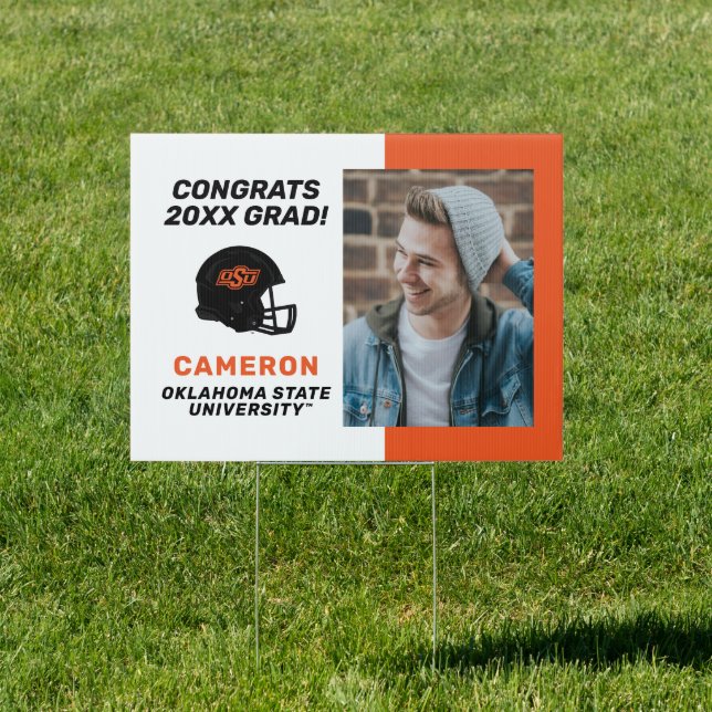 Oklahoma State University | OSU Football Helmet Sign (Insitu)