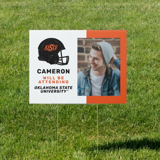 Oklahoma State University | OSU Football Helmet Sign (Insitu)