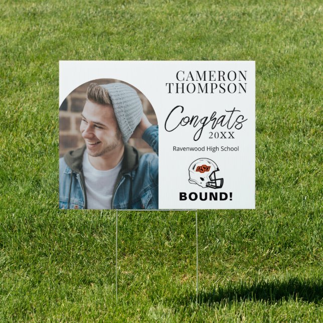 Oklahoma State University | OSU Football Helmet Sign (Insitu)