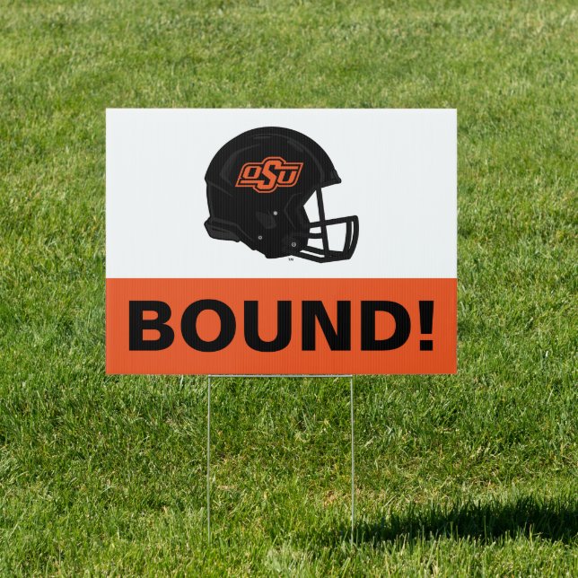 Oklahoma State University | OSU Football Helmet Sign (Insitu)