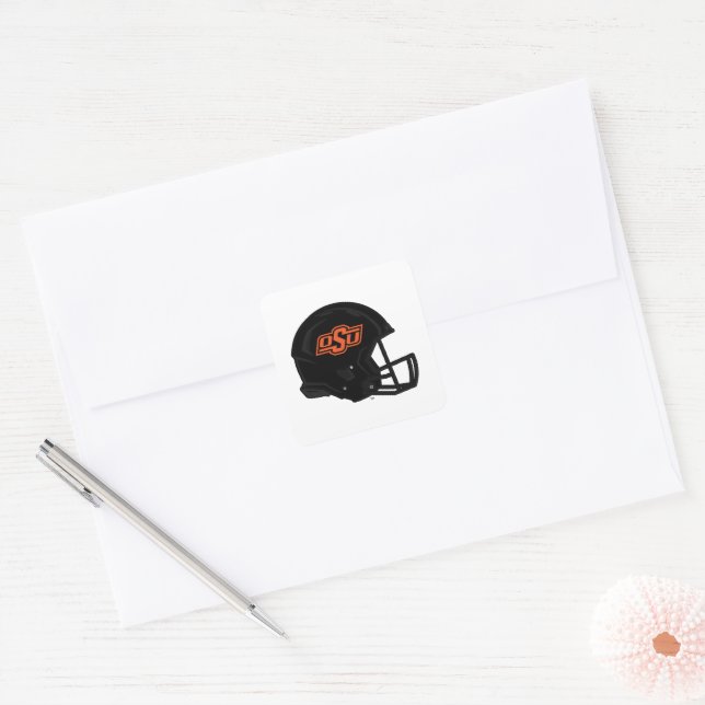 Oklahoma State University | OSU Football Helmet Square Sticker (Envelope)