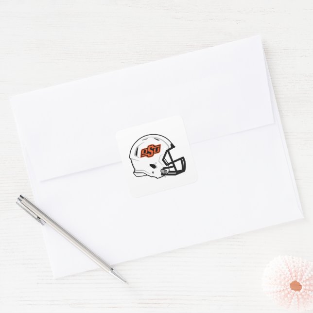 Oklahoma State University | OSU Football Helmet Square Sticker (Envelope)