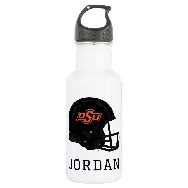 Oklahoma State University | OSU Football Helmet Stainless Steel Water Bottle (Front)