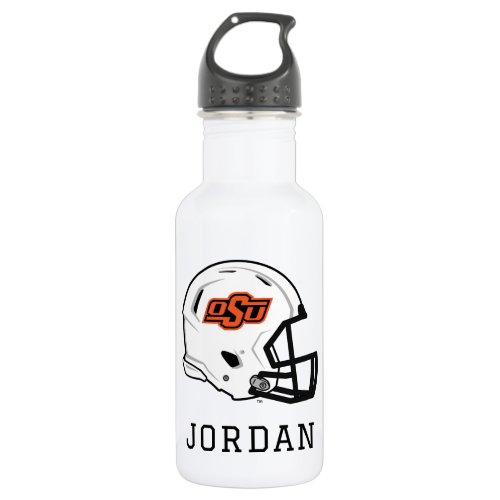 Oklahoma State University  OSU Football Helmet Stainless Steel Water Bottle