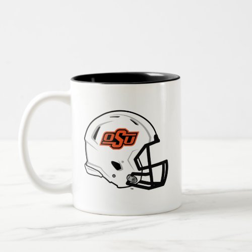 Oklahoma State University  OSU Football Helmet Two_Tone Coffee Mug