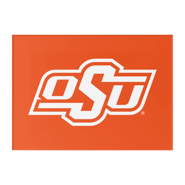 Oklahoma State University | OSU Logo Acrylic Print (Front)