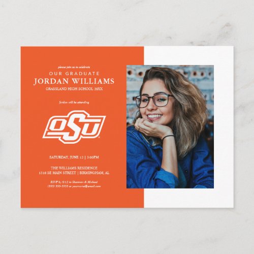 Oklahoma State University | OSU Logo Announcement Postcard