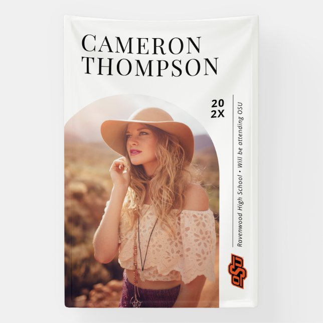 Oklahoma State University | OSU Logo Banner (Vertical)