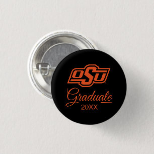 Oklahoma State University OSU Logo Button