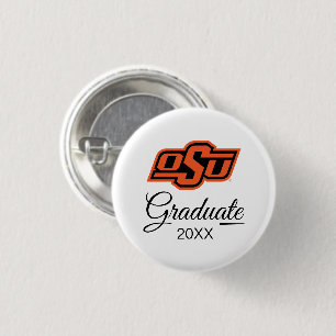 Oklahoma State University OSU Logo Button