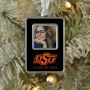 Oklahoma State University OSU Logo Christmas Ornament