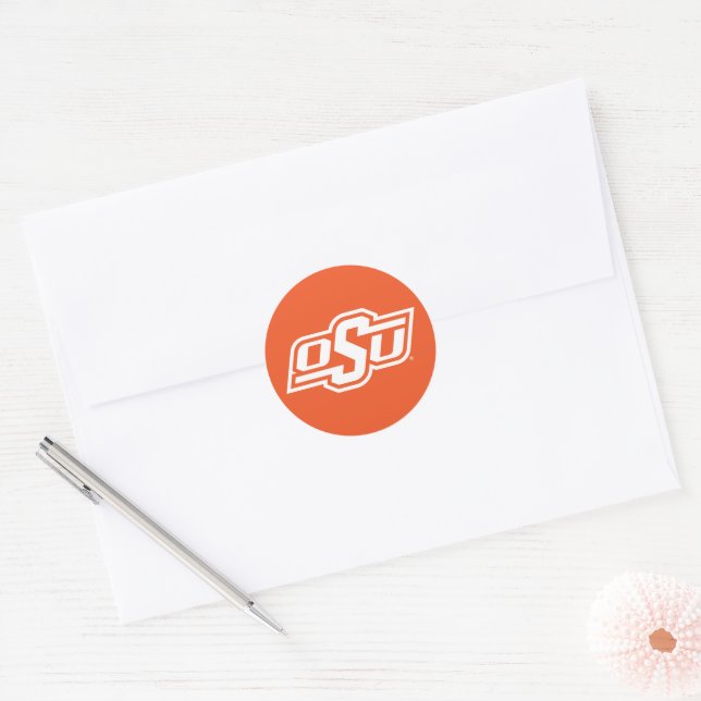 Oklahoma State University | OSU Logo Classic Round Sticker (Envelope)