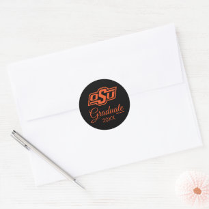 Oklahoma State University OSU Logo Classic Round Sticker