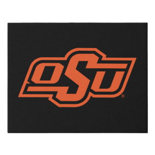 Oklahoma State University OSU Logo Faux Canvas Print