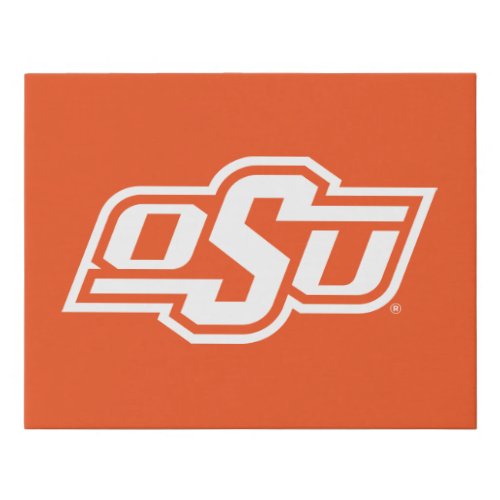 Oklahoma State University  OSU Logo Faux Canvas Print