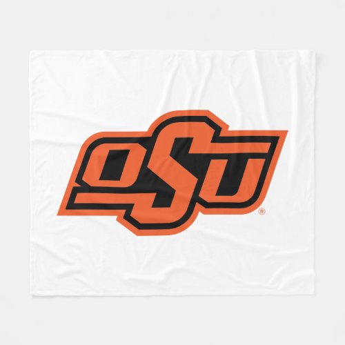 Oklahoma State University  OSU Logo Fleece Blanket