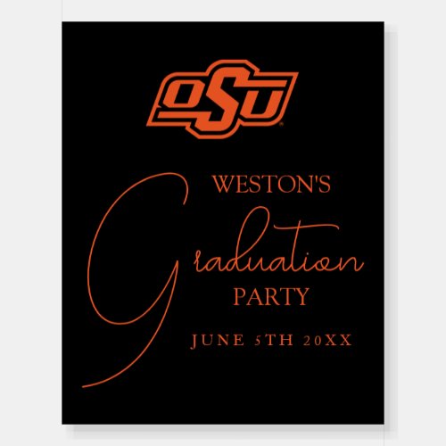 Oklahoma State University  OSU Logo Foam Board