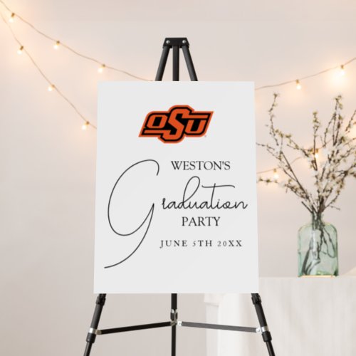 Oklahoma State University  OSU Logo Foam Board