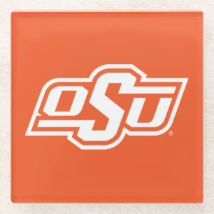 Oklahoma State University OSU Logo Glass Coaster