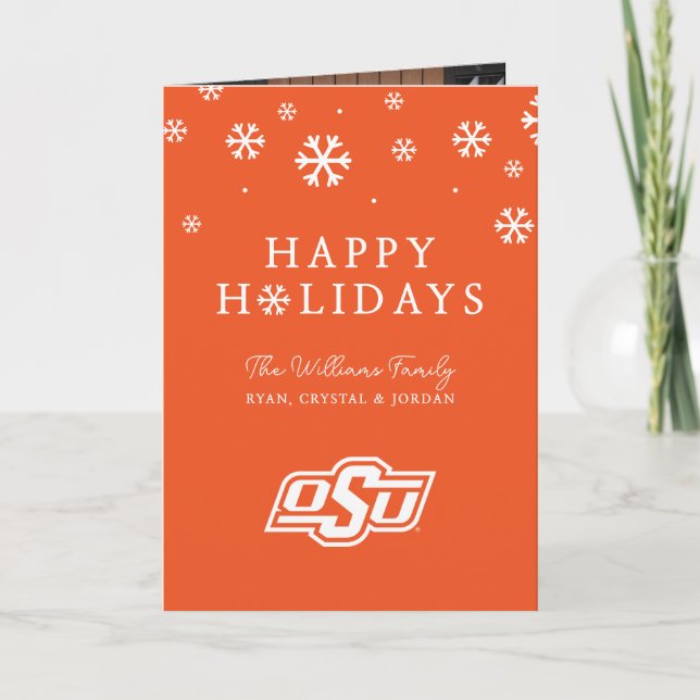 Oklahoma State University | OSU Logo Holiday Card (Front)
