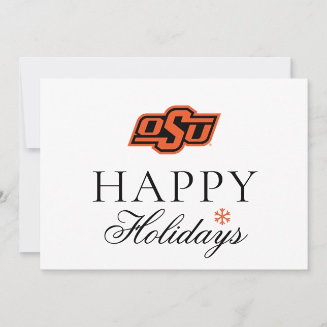 Oklahoma State University | OSU Logo Holiday Card (Front)